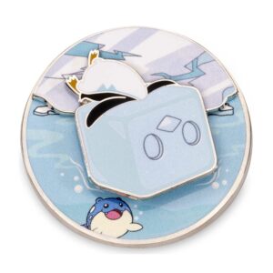 2-Eiscue Icy Plunge Pokemon Spinning Pin-1