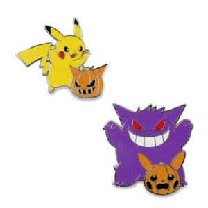 27-Pikachu & Gengar Halloween Pokémon Pins-1