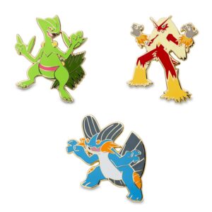 29-Sceptile, Blaziken & Swampert Pokémon Pins-1