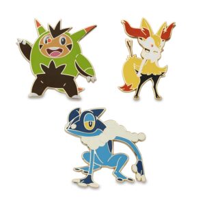 37-Quilladin, Braixen & Frogadier Pokémon Pins-1