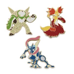 38-Chesnaught, Delphox & Greninja Pokémon Pins-1