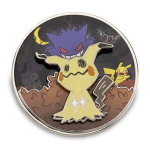 10-Mimikyu Autumn Leaves Pokemon Spinning Pin-2