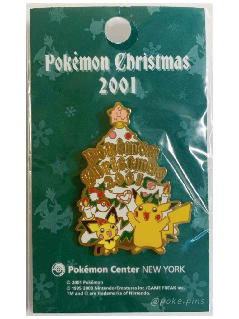 Christmas 2001 Pokemon Pin