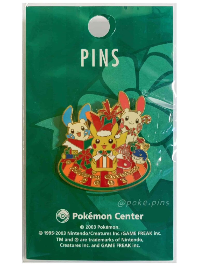 Christmas 2002 Pokemon Pin