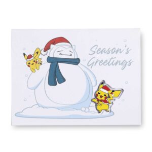 Christmas 2022 Pokemon Greeting Card Pin-1