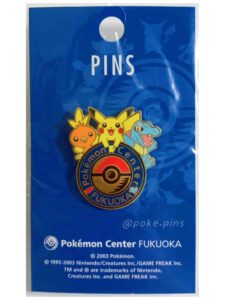 Fukuoka 2003 Pokemon Center Pin-1