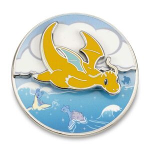11-Dragonite Soaring Sky Pokémon Spinning Scenes Pin-1