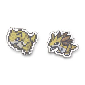 11-Sandshrew & Sandslash Pokémon Pixel Pins-1