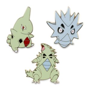 12-Larvitar, Pupitar & Tyranitar Pokémon Pins-1