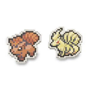 15-Vulpix & Ninetales Pokémon Pixel Pins-1
