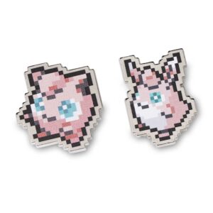 16-Jigglypuff & Wigglytuff Pokémon Pixel Pins-1