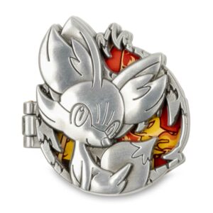 18-Fennekin, Braixen & Delphox Evolution Pokémon Pin-1