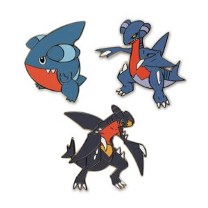 18-Gible, Gabite & Garchomp Pokémon Pins-1