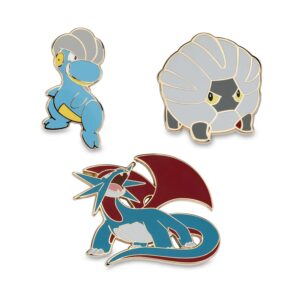 19-Bagon, Shelgon & Salamence Pokémon Pins-1