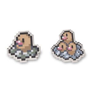 21-Diglett & Dugtrio Pokémon Pixel Pins-1