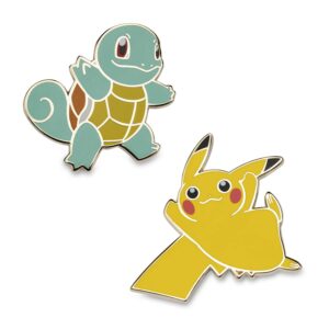 23-Squirtle & Pikachu Pokémon Pins-1