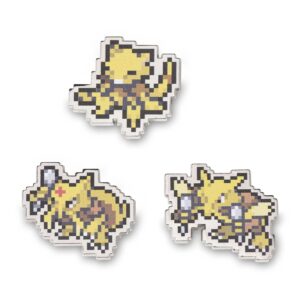 28-Abra, Kadabra & Alakazam Pokémon Pixel Pins-1