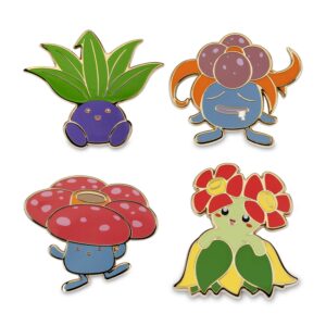 28-Oddish, Gloom, Vileplume & Bellossom Pokémon Pins-1