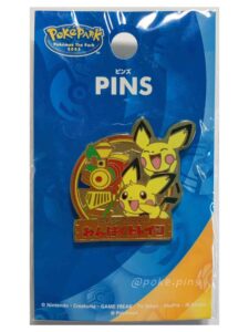 3-Pokepark Pichu Bros.' Rascal Railway Pokemon Pin-1