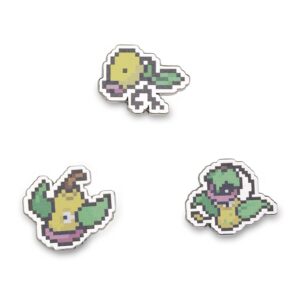30-Bellsprout, Weepinbell & Victreebel Pokémon Pixel Pins-1