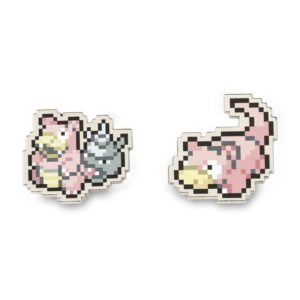 34-Slowpoke & Slowbro Pokémon Pixel Pins-1