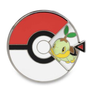 4-Turtwig, Chimchar & Piplup Pokémon Spinner Pin-1