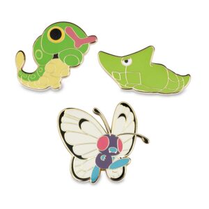 42-Caterpie, Metapod & Butterfree Pokémon Pins-1