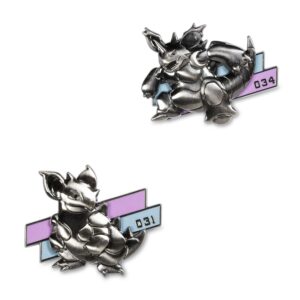 5-Nidoqueen & Nidoking Better Together Pokémon Pins-1