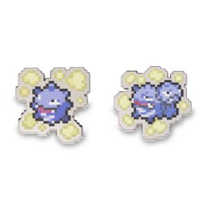 50-Koffing & Weezing Pokémon Pixel Pins-1
