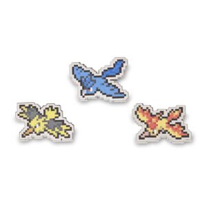 69-Articuno, Zapdos & Moltres Pokémon Pixel Pins-1