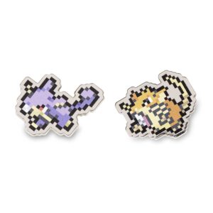 7-Rattata & Raticate Pokémon Pixel Pins-1