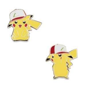 78-Pikachu Wearing Kanto Trainer Hat Pokémon Pins-1