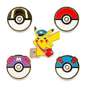 79-Special Delivery Pikachu and Poké Balls Pokémon Pins Starter Kit-1
