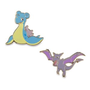 84-Lapras & Aerodactyl Pokémon Pins-1