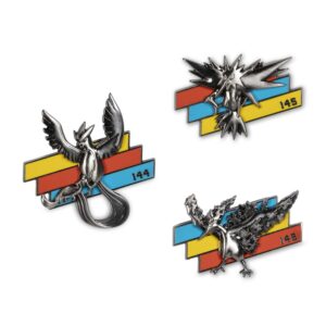 9-Articuno, Zapdos & Moltres Better Together Pokémon Pins-1