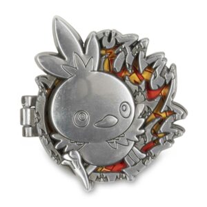 9-Torchic, Combusken & Blaziken Evolution Pokémon Pin-1