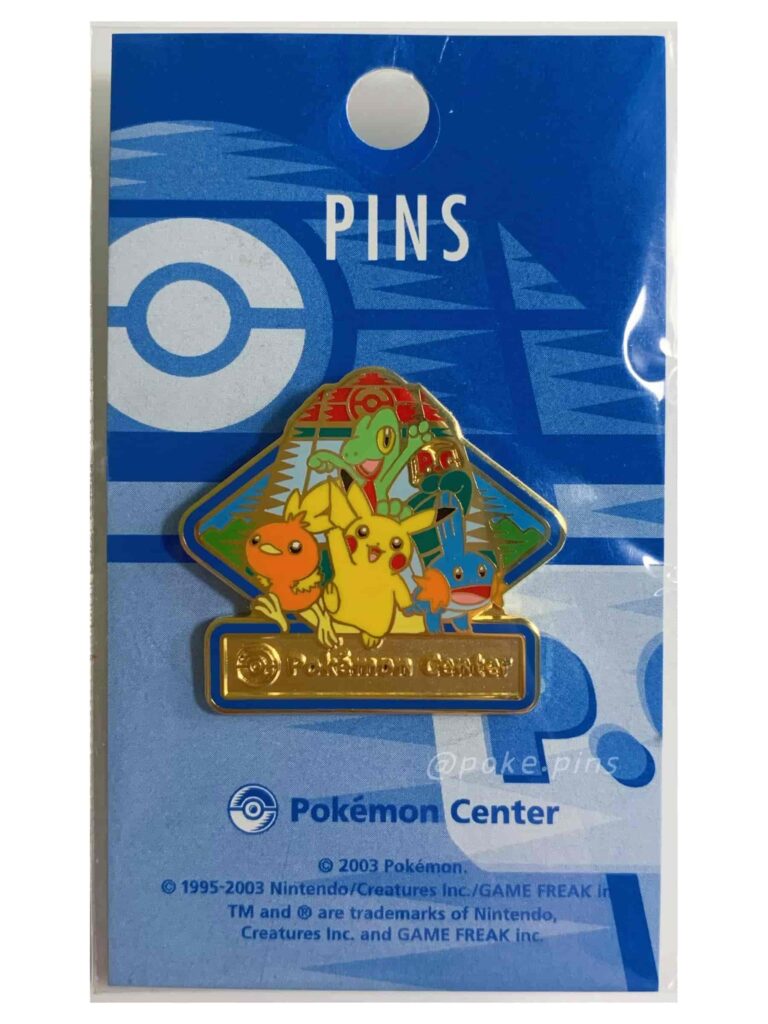 Center 2003 Treeko Diamond Pokemon Pin-1