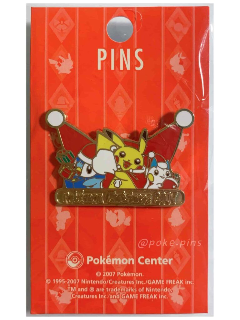 Christmas 2007 Pokemon Pin