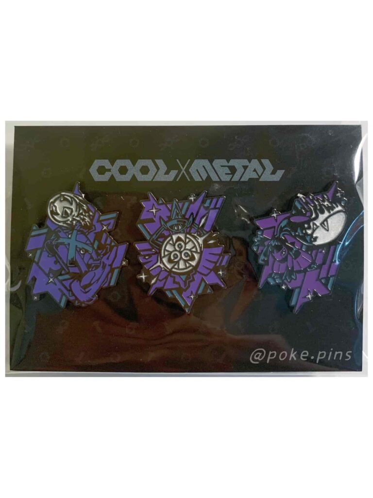 Cool x Metal 2022 Set of 3 Pokemon Pin-1