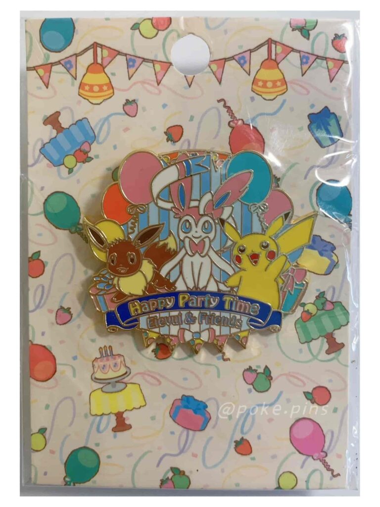 Happy Party Time 2013 Eiveui and Friends Pokemon Pin-1