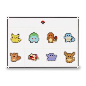Pokémon Block Art Party Tear-Away Pins-1