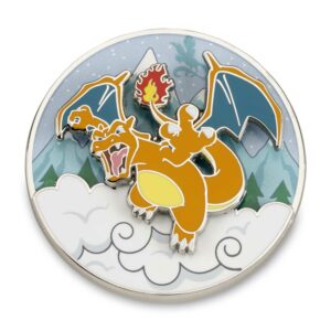 12-Charizard Flying High Pokémon Spinning Scenes Pin-2