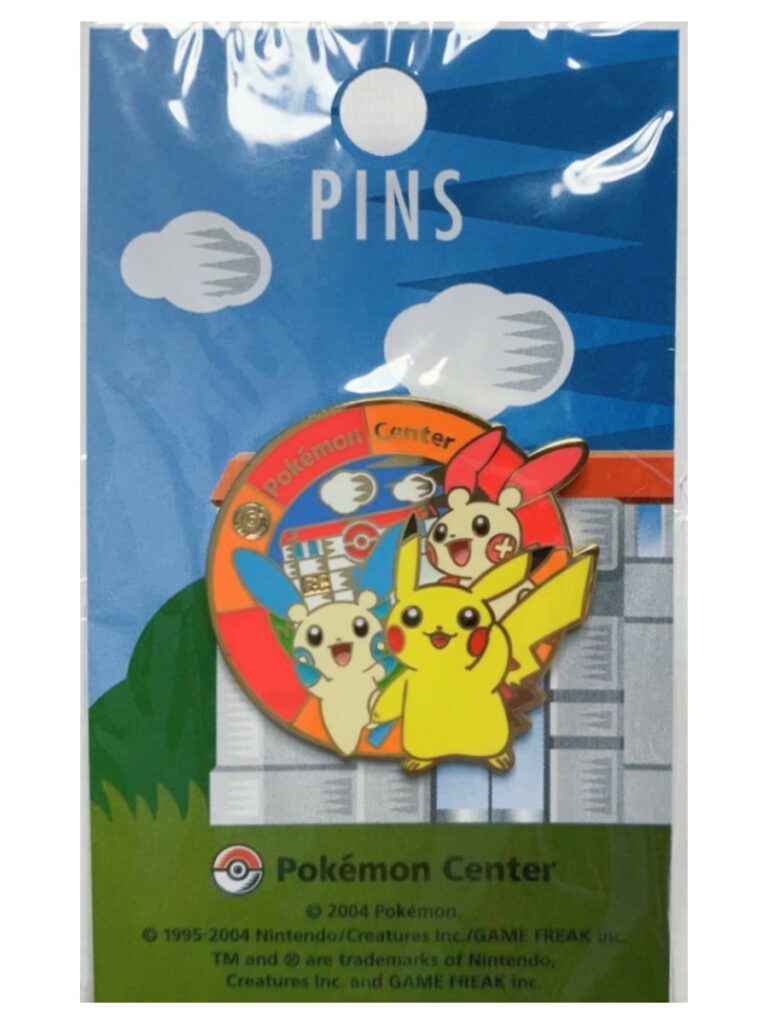 Center 2004 Pulsle Minun Pokemon Pin-x