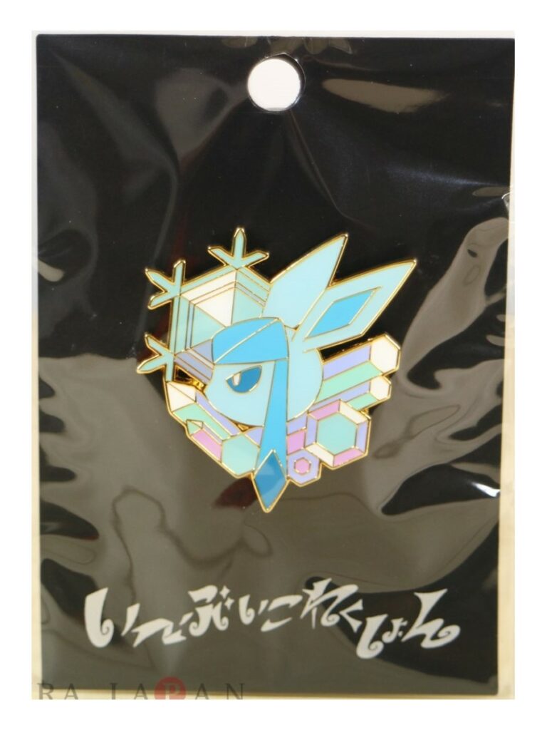 Colorful Eeveelution Glaceon Pokemon Pin-x