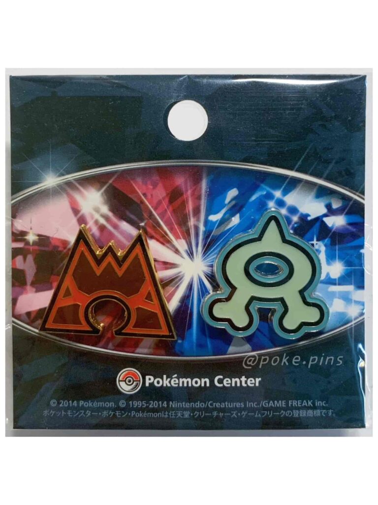 Team Aqua Magma 2014 Badge Pokemon Pin-1