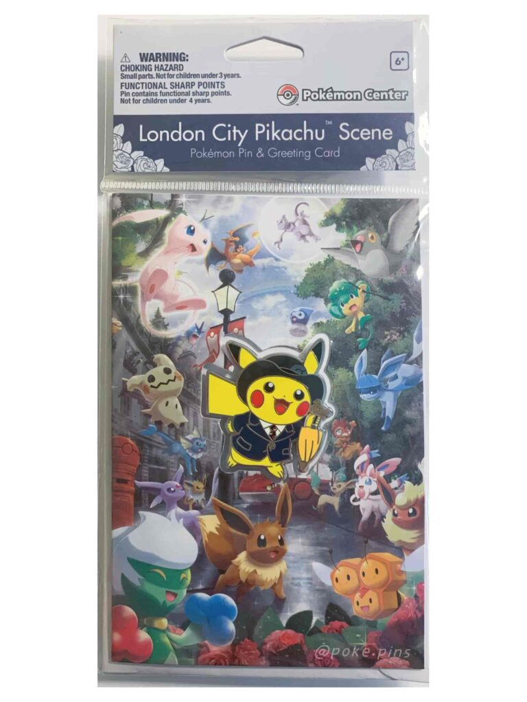 London 2019 Pop-up Card Pokemon Center Pin-1