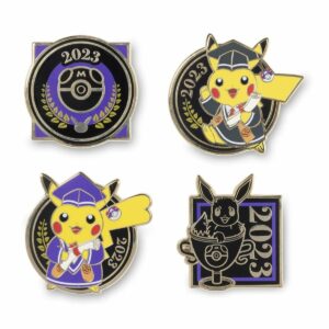8-Graduation Pikachu 2023 Pokémon Pin Box Set-1