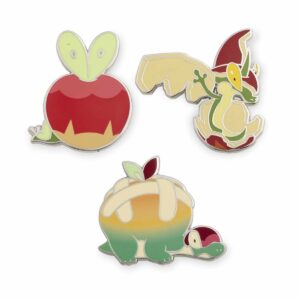 101-Applin, Flapple & Appletun Pokémon Pins-1