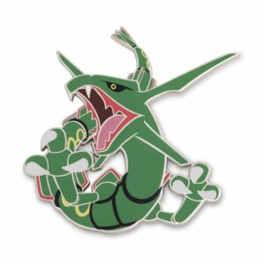 12-Pokémon Giant Pins Rayquaza Oversize Pin-1