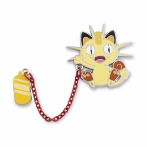 6-Meowth with Amulet Coin Pokémon Held Item Pin-1